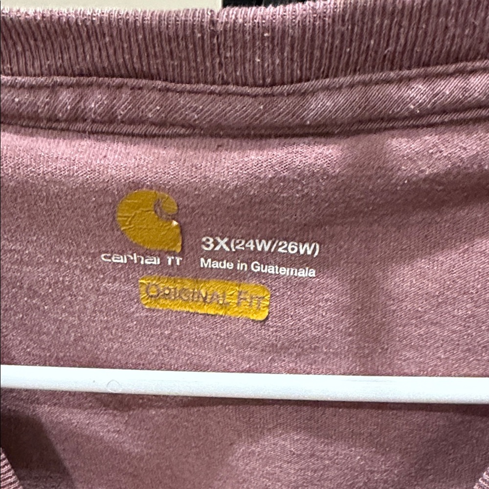 Carhartt Dusty Rose Pocket Tee - Picture 2 of 7